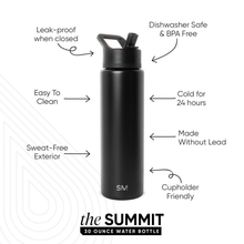 Load image into Gallery viewer, Simple Modern Knight Helmet Summit Water Bottle