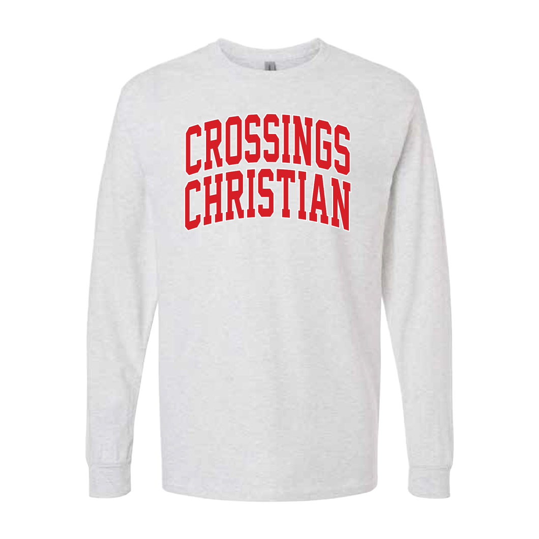 Crossings Christian Adult Long Sleeve Cotton T-Shrit