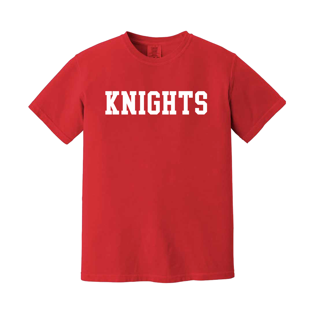 KNIGHTS Puff Ink Cotton T-Shirt