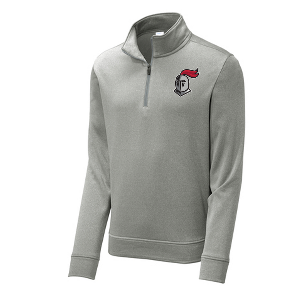 Sport Tek Adult 1/4 Zip Heather Fleece Pullover