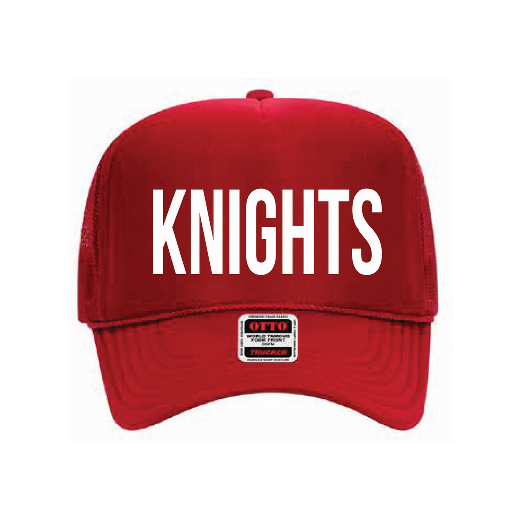 Otto KNIGHTS High Crown Foam Trucker Cap