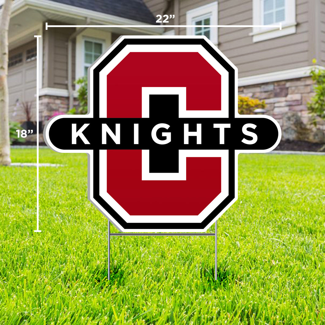 C Knights Yard Sign