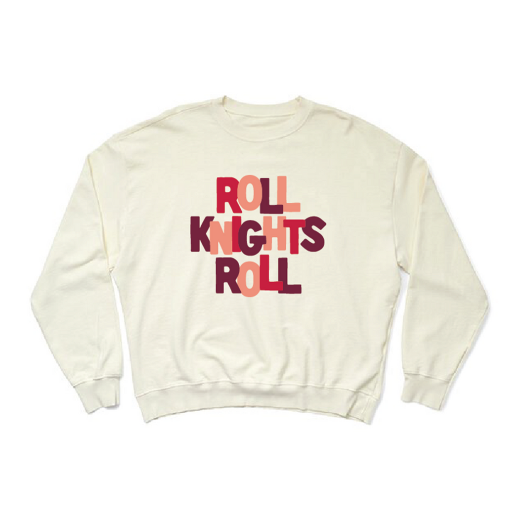 Roll Knights Roll Crewneck Sweatshirt